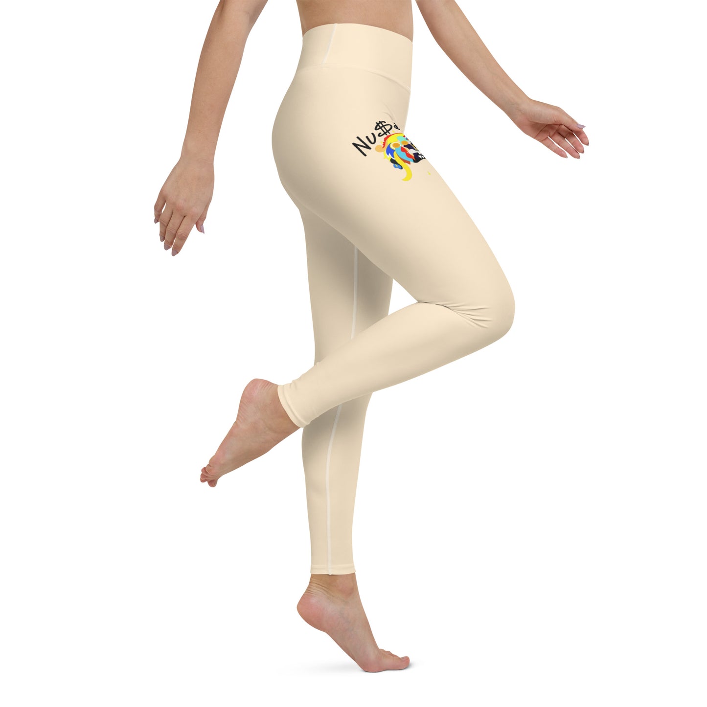 ‘’Pharaoh” Vanilla Cream Yoga Leggings