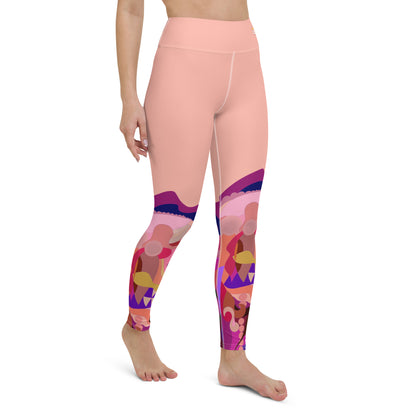 Bubblegum "Jubilee" Yoga Leggings