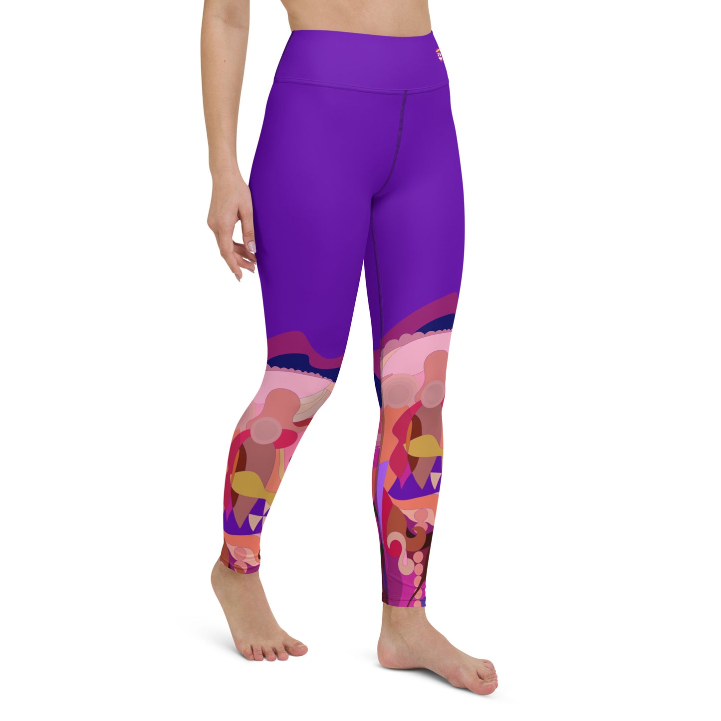 Purple Violet "Jubilee" Yoga Leggings