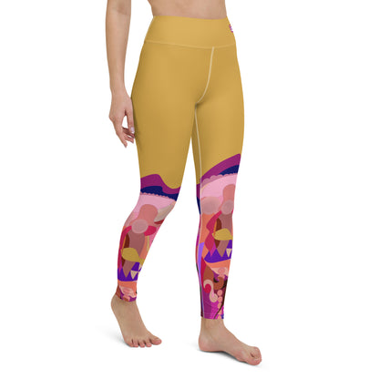 Dijon Gold "Jubilee" Yoga Leggings