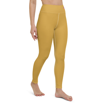 Dijon Gold "Jubilee" Yoga Leggings (Solid Color)