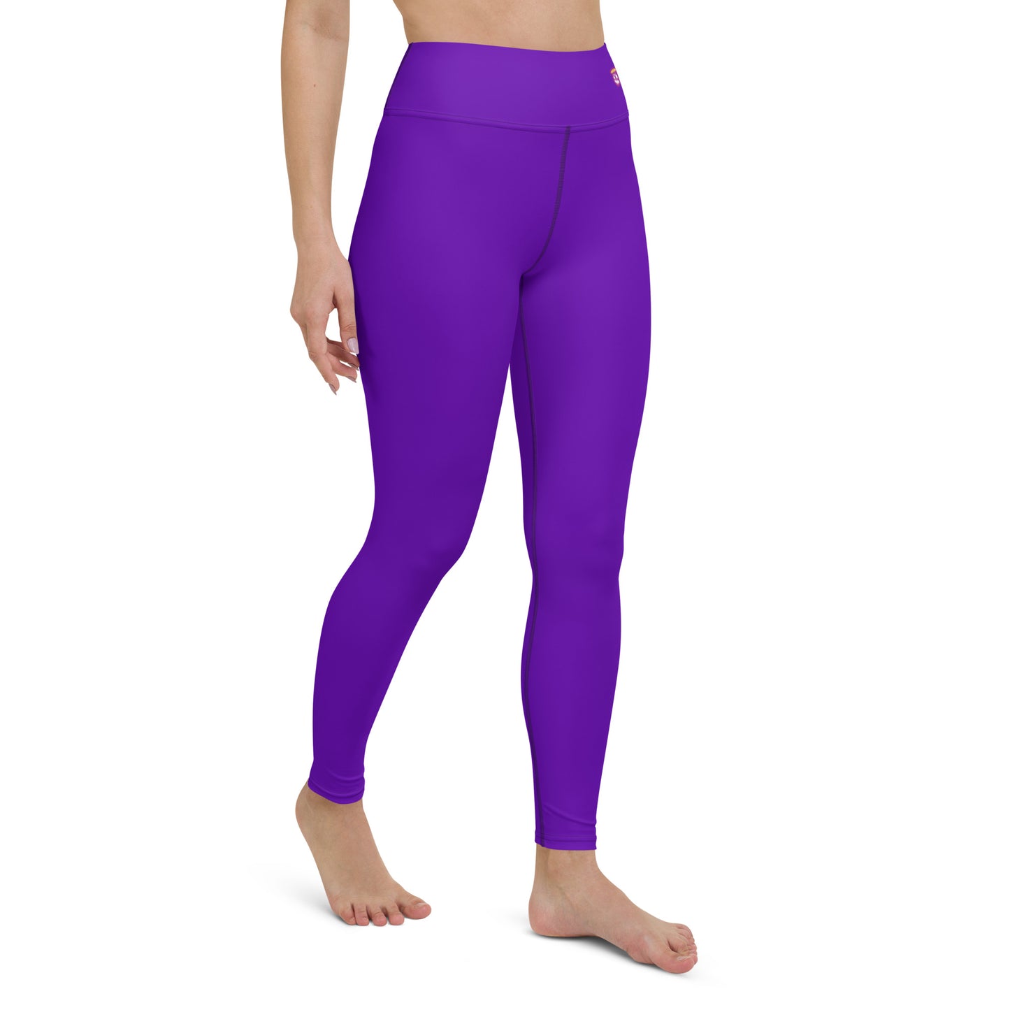 Purple Violet "Jubilee" Yoga Leggings (Solid Color)