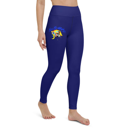 ‘’Pharaoh” Royal Blue Yoga Leggings