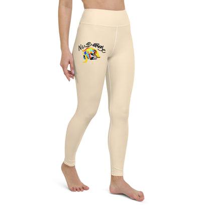 ‘’Pharaoh” Vanilla Cream Yoga Leggings