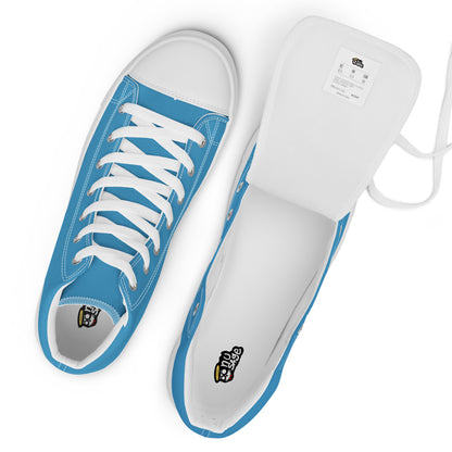 Ocean Blue "The Classic's" High Top Canvas Shoes (Men's)