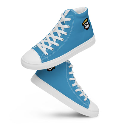 Ocean Blue "The Classic's" High Top Canvas Shoes (Men's)