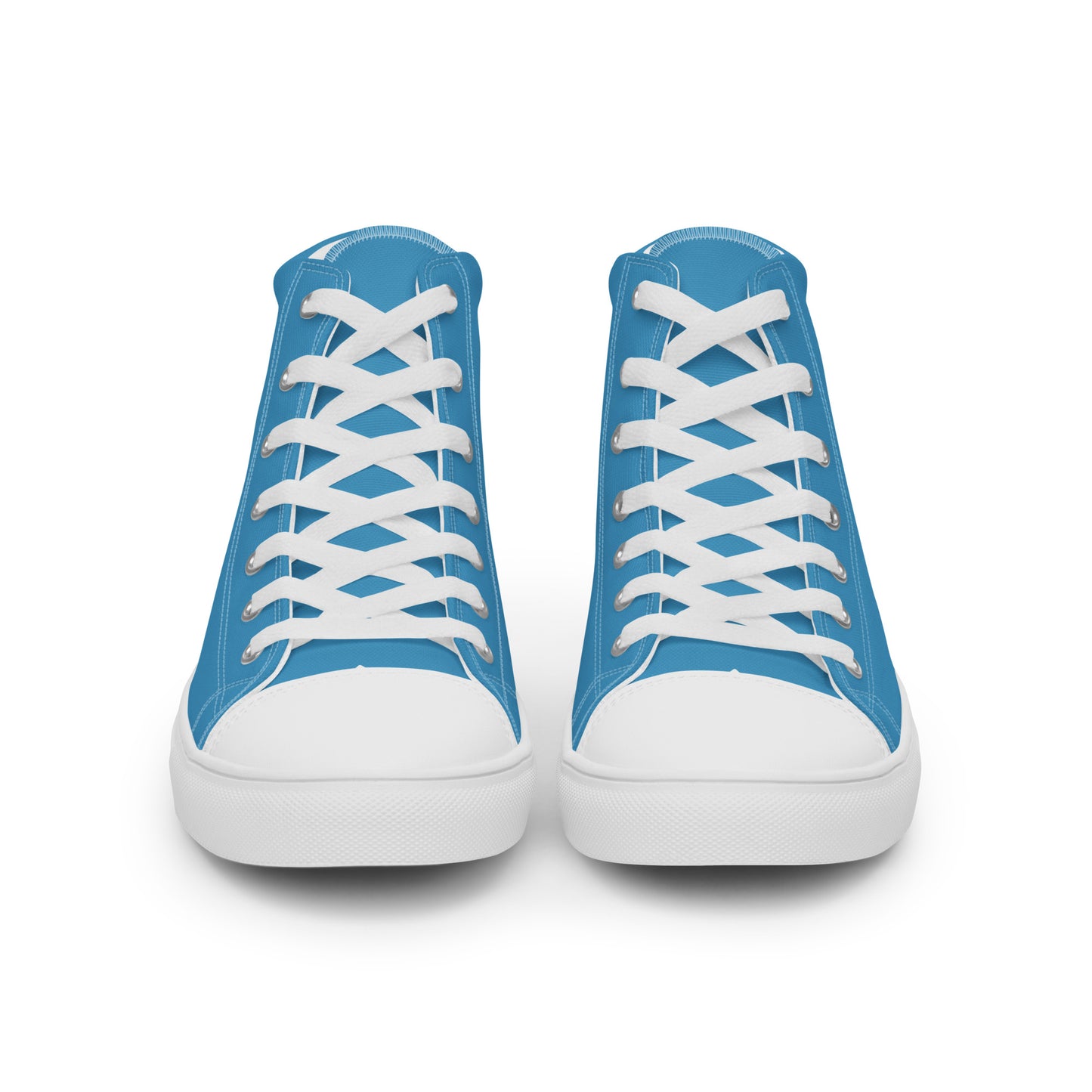 Ocean Blue "The Classic's" High Top Canvas Shoes (Men's)