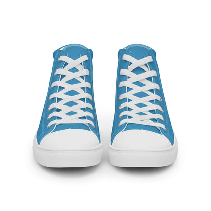 Ocean Blue "The Classic's" High Top Canvas Shoes (Men's)