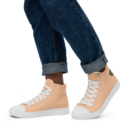 Sand Beach Tan "The Classic's" High Top Canvas Shoes (Men's)