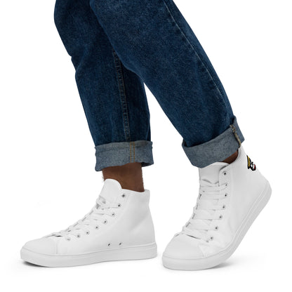 White "The Classic's" High Top Canvas Shoes (Men's)