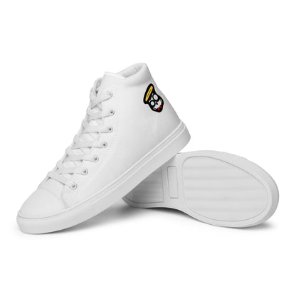 White "The Classic's" High Top Canvas Shoes (Men's)