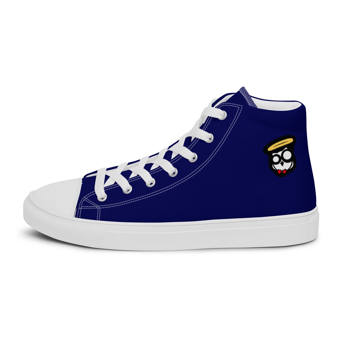 Canine Blue "The Classic's" High Top Canvas Shoes (Men's)