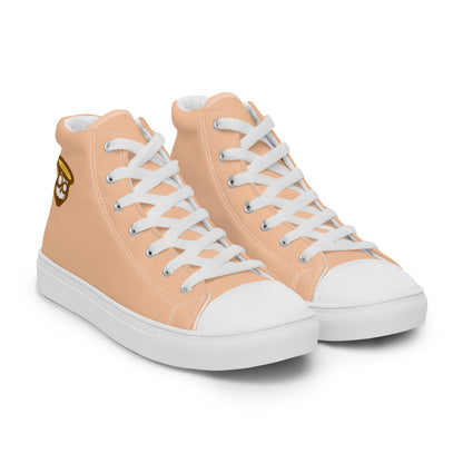 Sand Beach Tan & Brown "The Classic's" High Top Canvas Shoes (Men's)