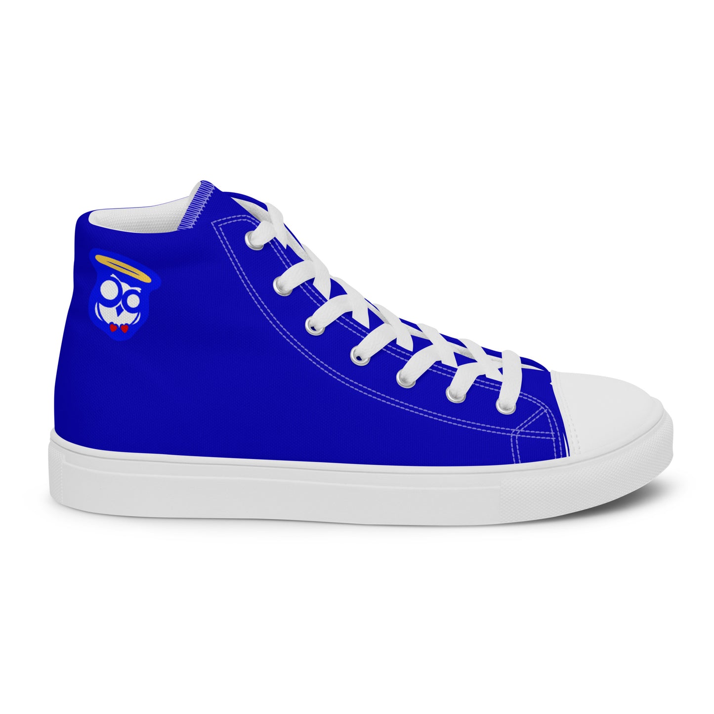 Bright Blue "The Classic's" High Top Canvas Shoes (Men's)