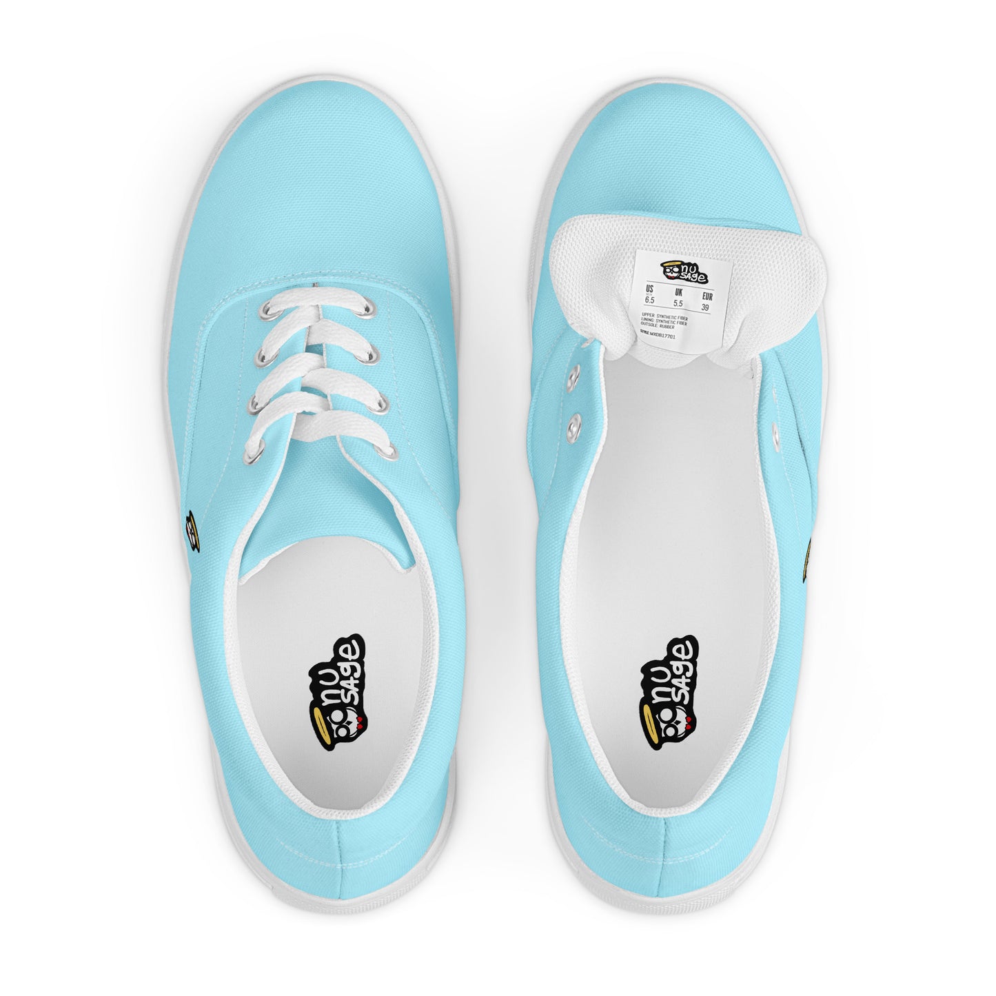 Cloud Blue "The Classic's" Low Lace-up Canvas Shoes (Men's)