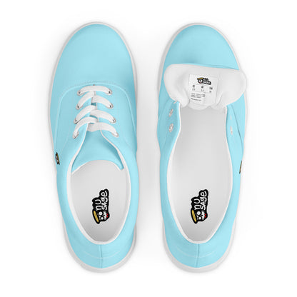 Cloud Blue "The Classic's" Low Lace-up Canvas Shoes (Men's)