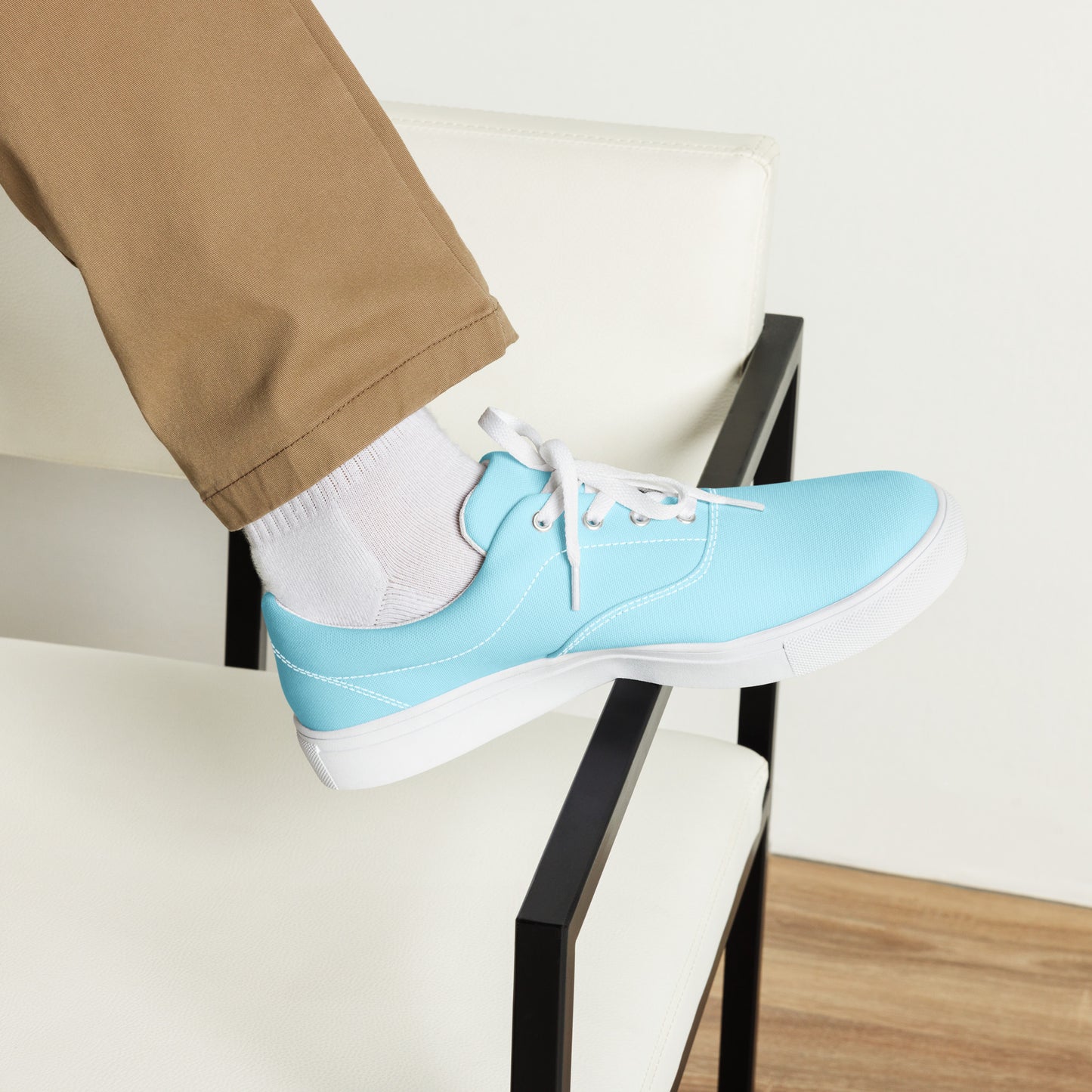 Cloud Blue "The Classic's" Low Lace-up Canvas Shoes (Men's)