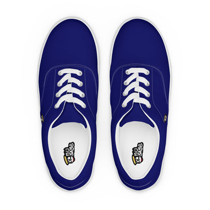 Indigo Blue "The Classic's" Low Lace-up Canvas Shoes (Men's)