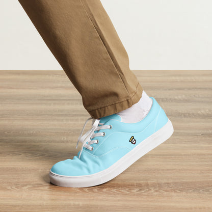 Cloud Blue "The Classic's" Low Lace-up Canvas Shoes (Men's)