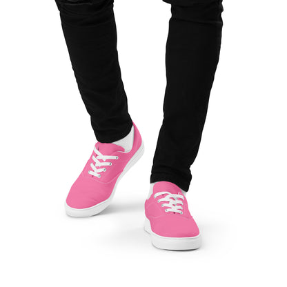 Cotton Candy Pink Pharaoh "The Classic's" Low Lace-up Canvas Shoes (Men's)