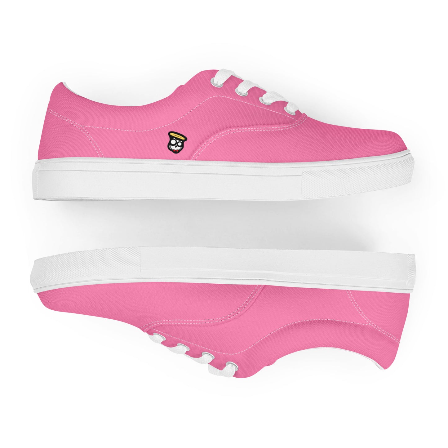 Cotton Candy Pink Pharaoh "The Classic's" Low Lace-up Canvas Shoes (Men's)