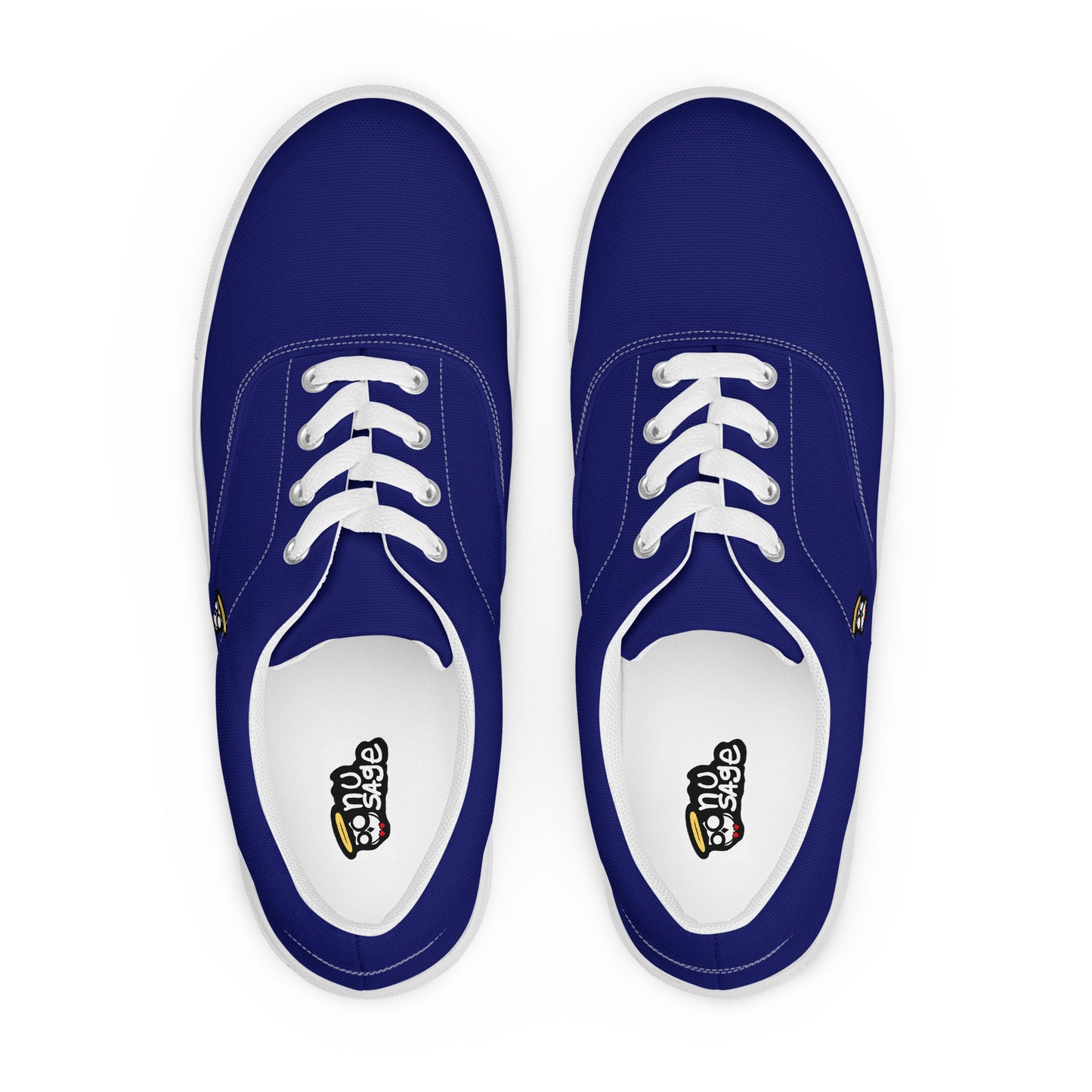 Royal Blue Pharaoh "The Classic's" Low Lace-up Canvas Shoes (Men's) 1