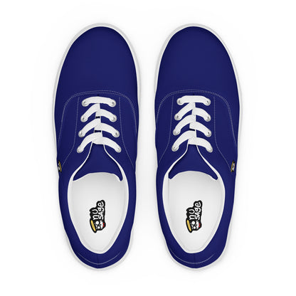 Royal Blue Pharaoh "The Classic's" Low Lace-up Canvas Shoes (Men's) 1