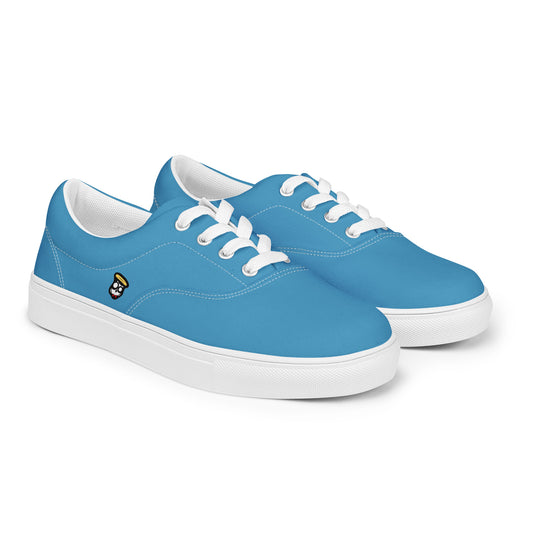 Ocean Blue "The Classic's" Low Lace-up Canvas Shoes (Men's)