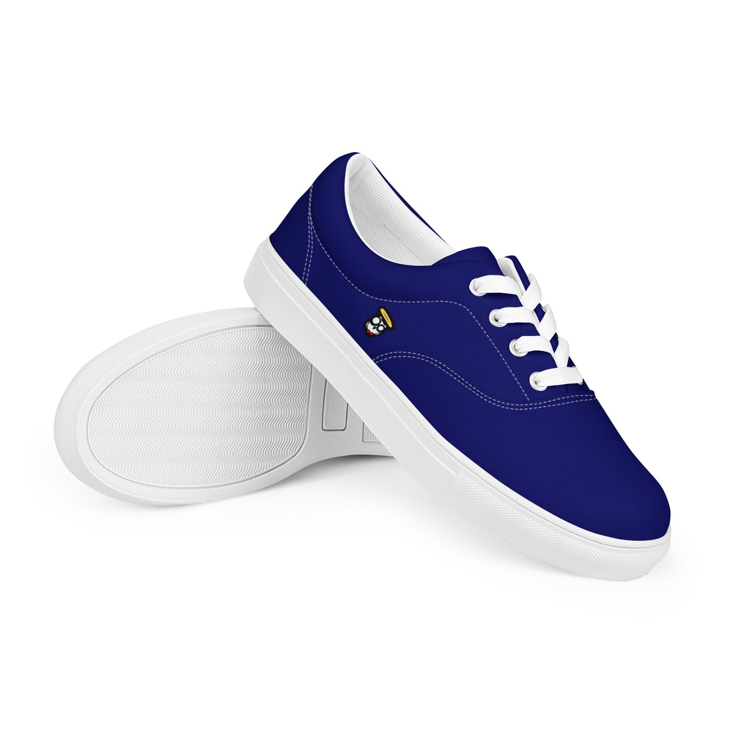 Indigo Blue "The Classic's" Low Lace-up Canvas Shoes (Men's)