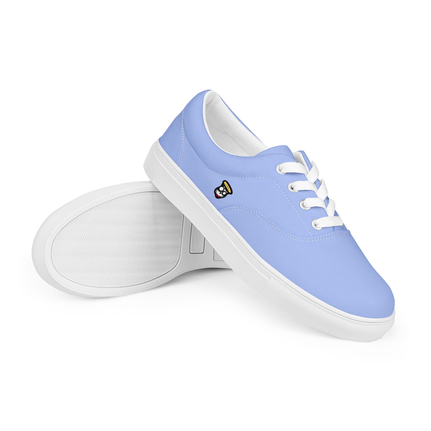 Powder Blue Pharaoh "The Classic's" Low Lace-up Canvas Shoes (Men's)