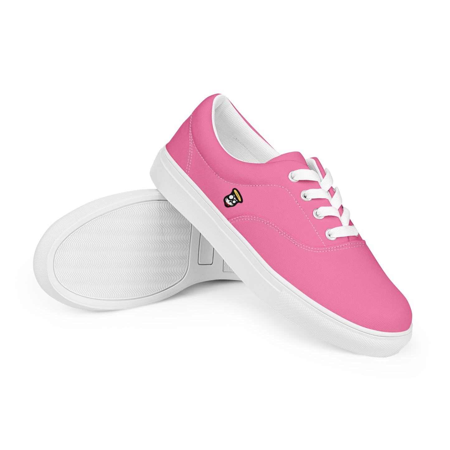 Cotton Candy Pink Pharaoh "The Classic's" Low Lace-up Canvas Shoes (Men's)