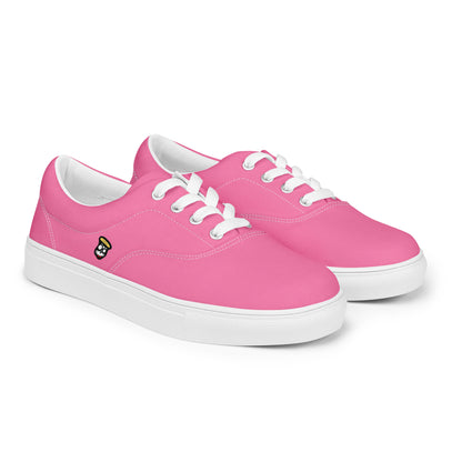 Cotton Candy Pink Pharaoh "The Classic's" Low Lace-up Canvas Shoes (Men's)