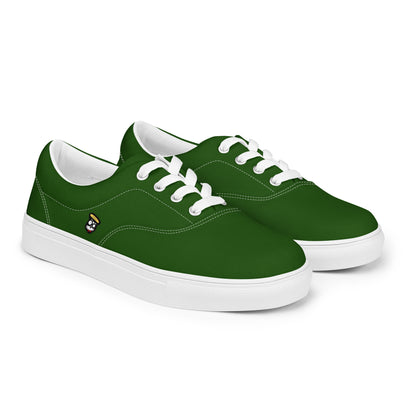 Forest Green Pharaoh "The Classic's" Low Lace-up Canvas Shoes (Men's)