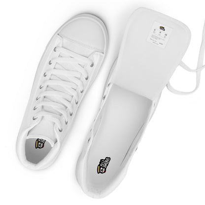 White "The Classic's" High Top Canvas Shoes (Women's)