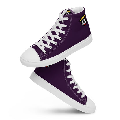 Eggplant Purple "The Classic's" High Top Canvas Shoes (Women's)