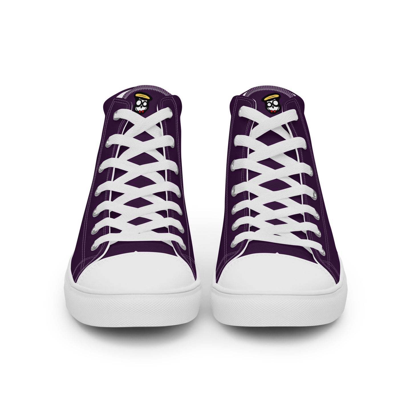 Eggplant Purple "The Classic's" High Top Canvas Shoes (Women's)