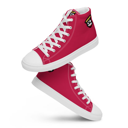 Magenta Pink Grace "The Classic's" High Top Canvas Shoes (Women's)