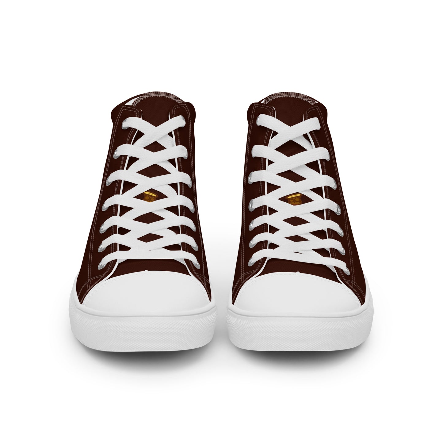 Chocolate Maroon "The Classic's" High Top Canvas Shoes (Women's)