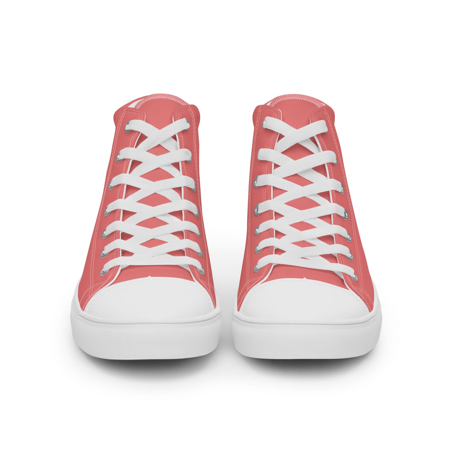 Salmon "Jubilee"  "The Classic's" High Top Canvas Shoes (Women's)