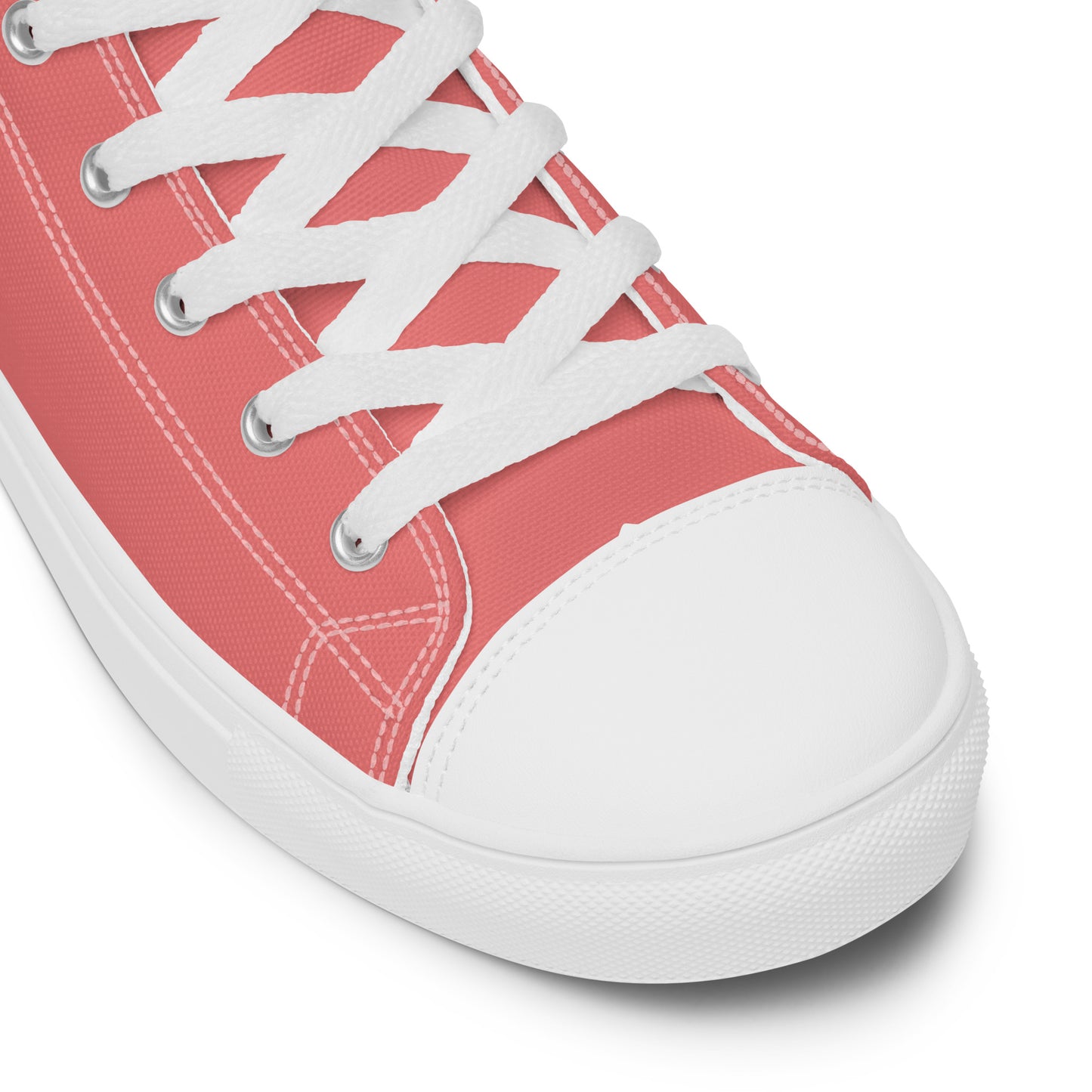 Salmon "Jubilee"  "The Classic's" High Top Canvas Shoes (Women's)