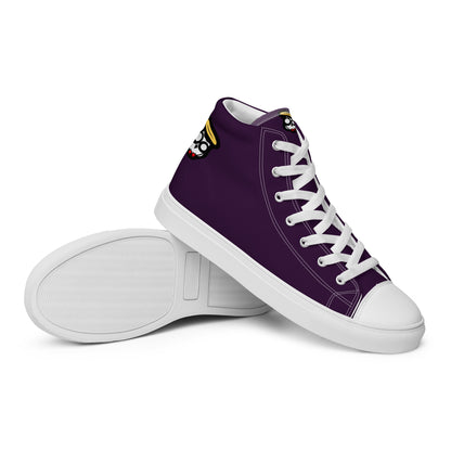 Eggplant Purple "The Classic's" High Top Canvas Shoes (Women's)