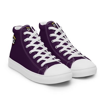 Eggplant Purple "The Classic's" High Top Canvas Shoes (Women's)