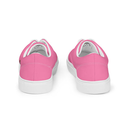 Cotton Candy Pink Pharaoh "The Classic's" Low Lace-up Canvas Shoes (Women's)