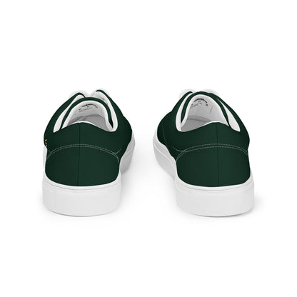 Dark Green "The Classic's" Low Lace-up Canvas Shoes (Women's)