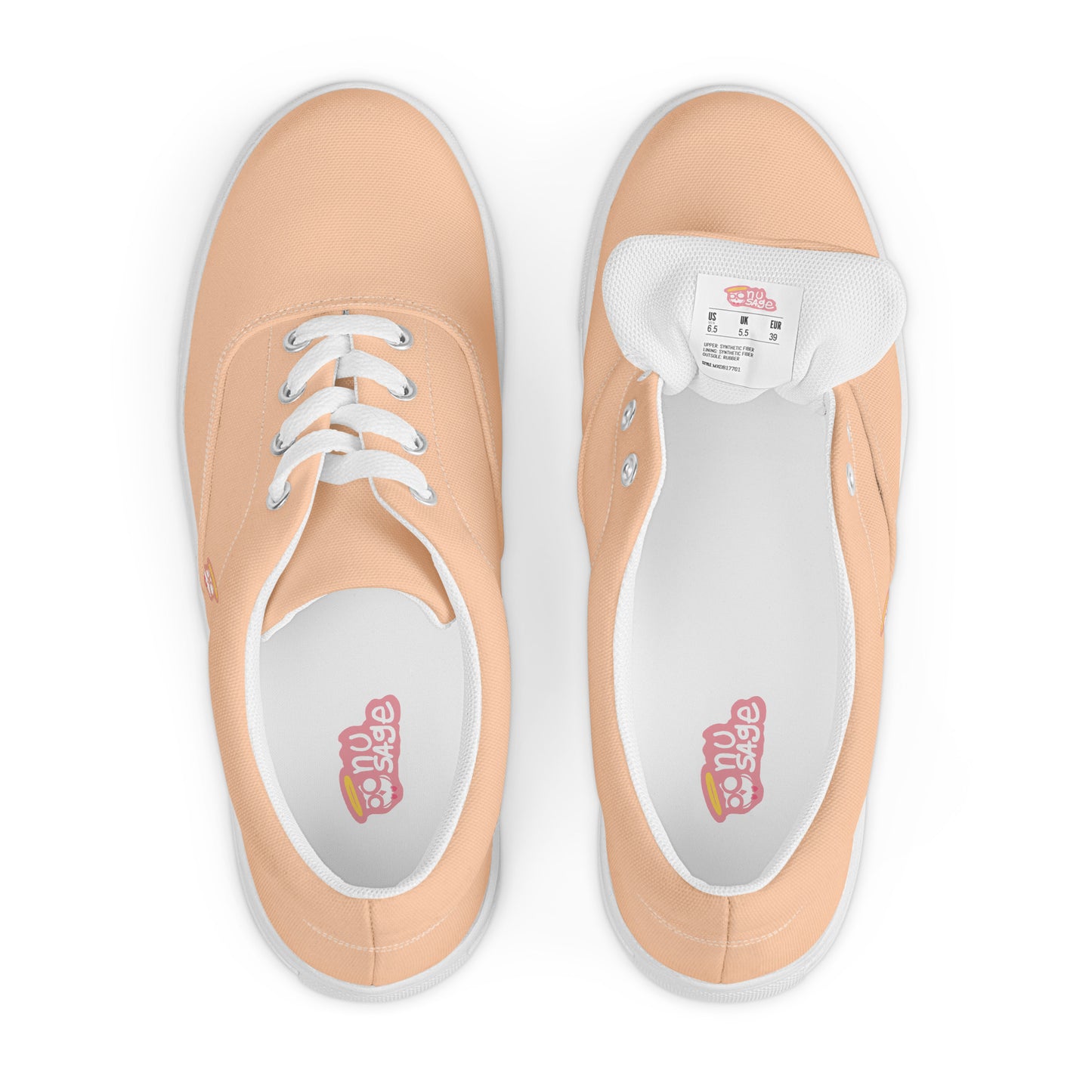 Sandy Beach "The Classic's" Low Lace-up Canvas Shoes (Women's)