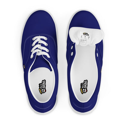 Royal Blue Pharaoh "The Classic's" Low Lace-up Canvas Shoes (Women's)