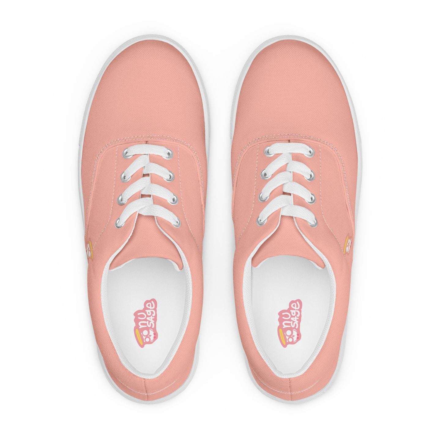 Bubblegum Pink "Jubilee" "The Classic's" Low Lace-up Canvas Shoes (Women's)