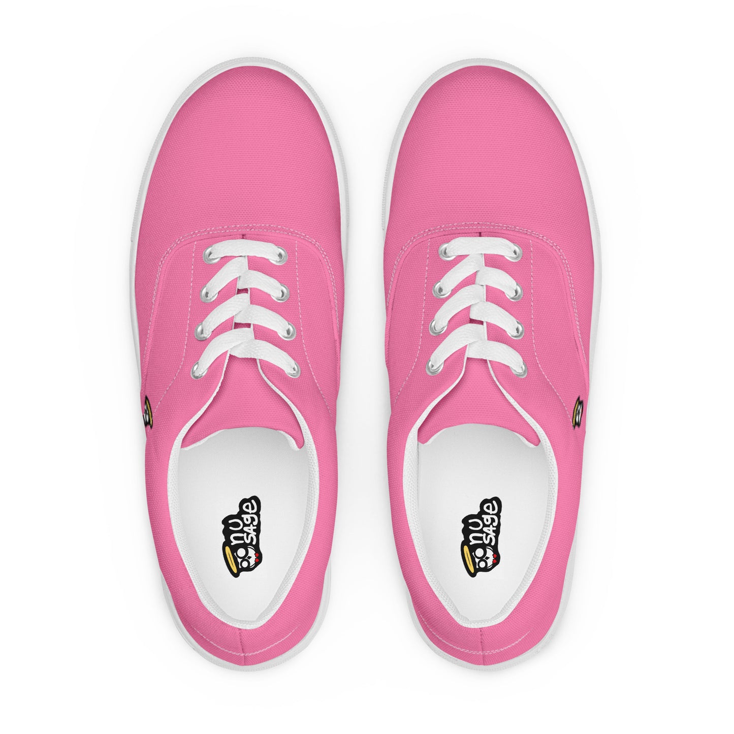 Cotton Candy Pink Pharaoh "The Classic's" Low Lace-up Canvas Shoes (Women's)