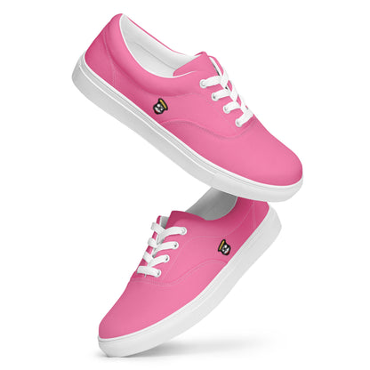 Cotton Candy Pink Pharaoh "The Classic's" Low Lace-up Canvas Shoes (Women's)