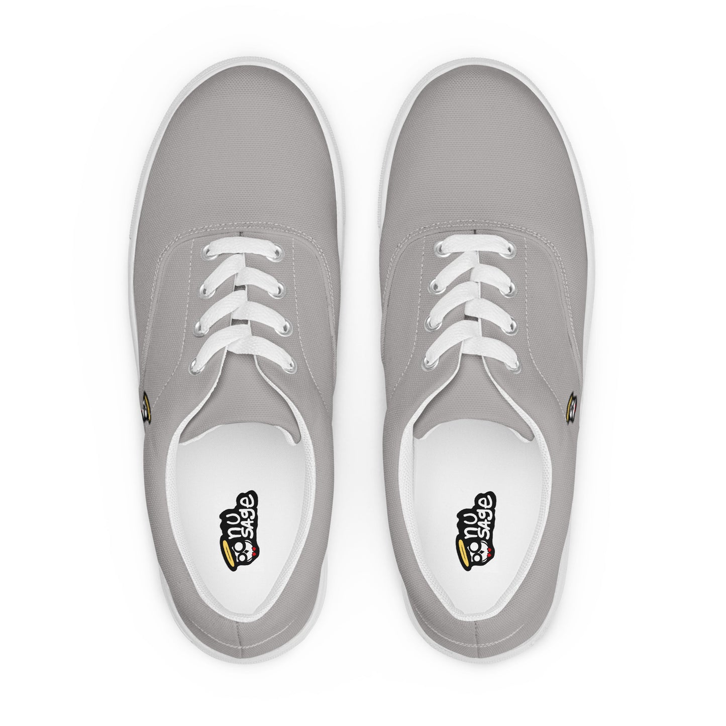 Gray Drips Pharaoh "The Classic's" Low Lace-up Canvas Shoes (Women's)